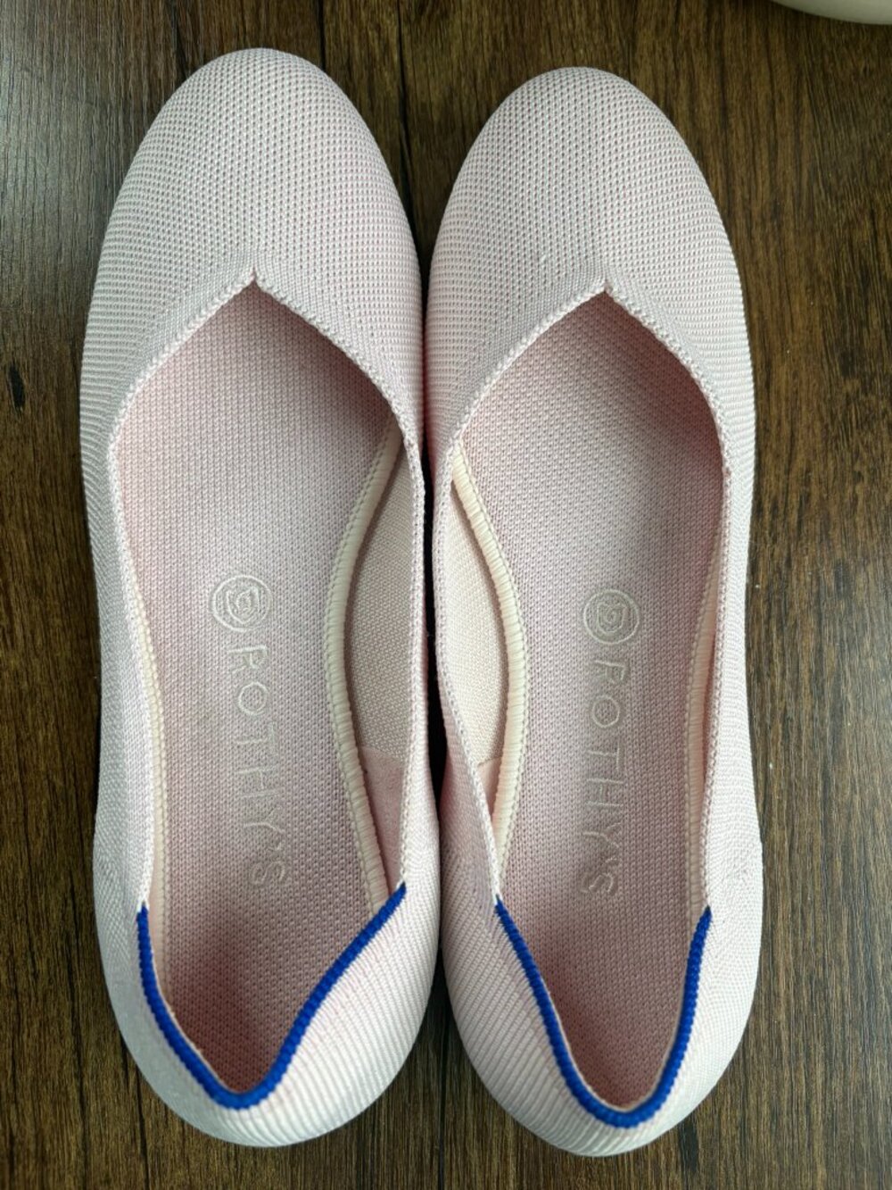 Rothy's The Flat Blush Pink Tortoise Sole Size 9